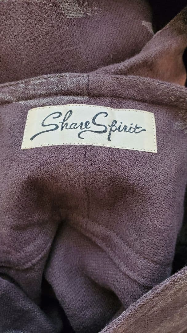 share sprint ブラウン ペイズリー柄 サルエルパンツ