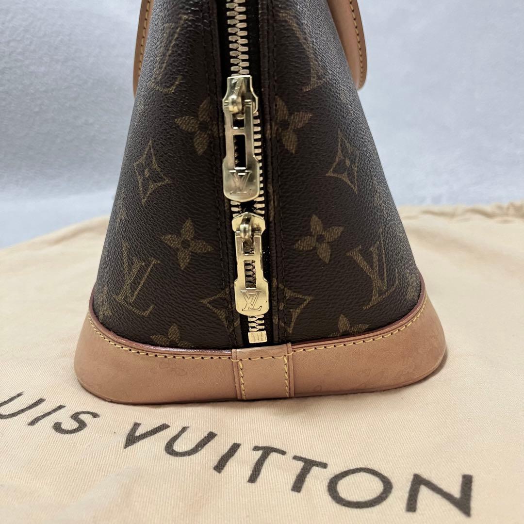 美品◆袋付き◆ルイヴィトン モノグラム アルマ ハンドバッグ ブラウン