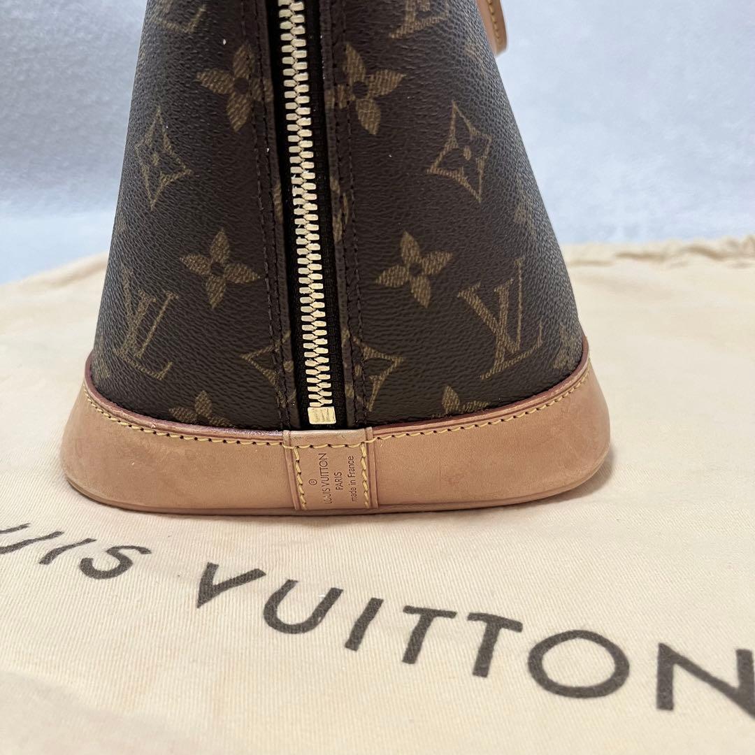 美品◆袋付き◆ルイヴィトン モノグラム アルマ ハンドバッグ ブラウン