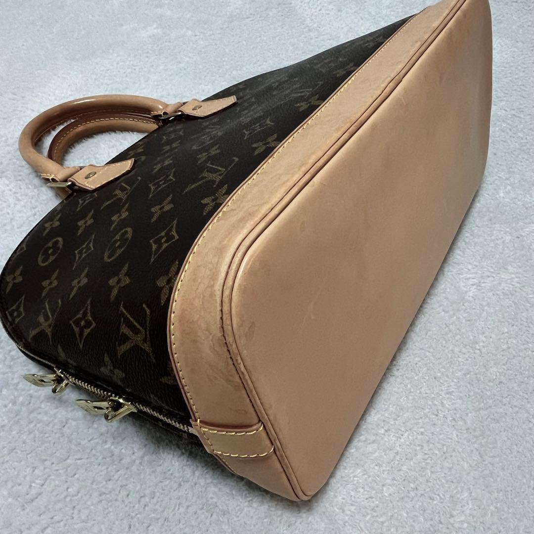 美品◆袋付き◆ルイヴィトン モノグラム アルマ ハンドバッグ ブラウン