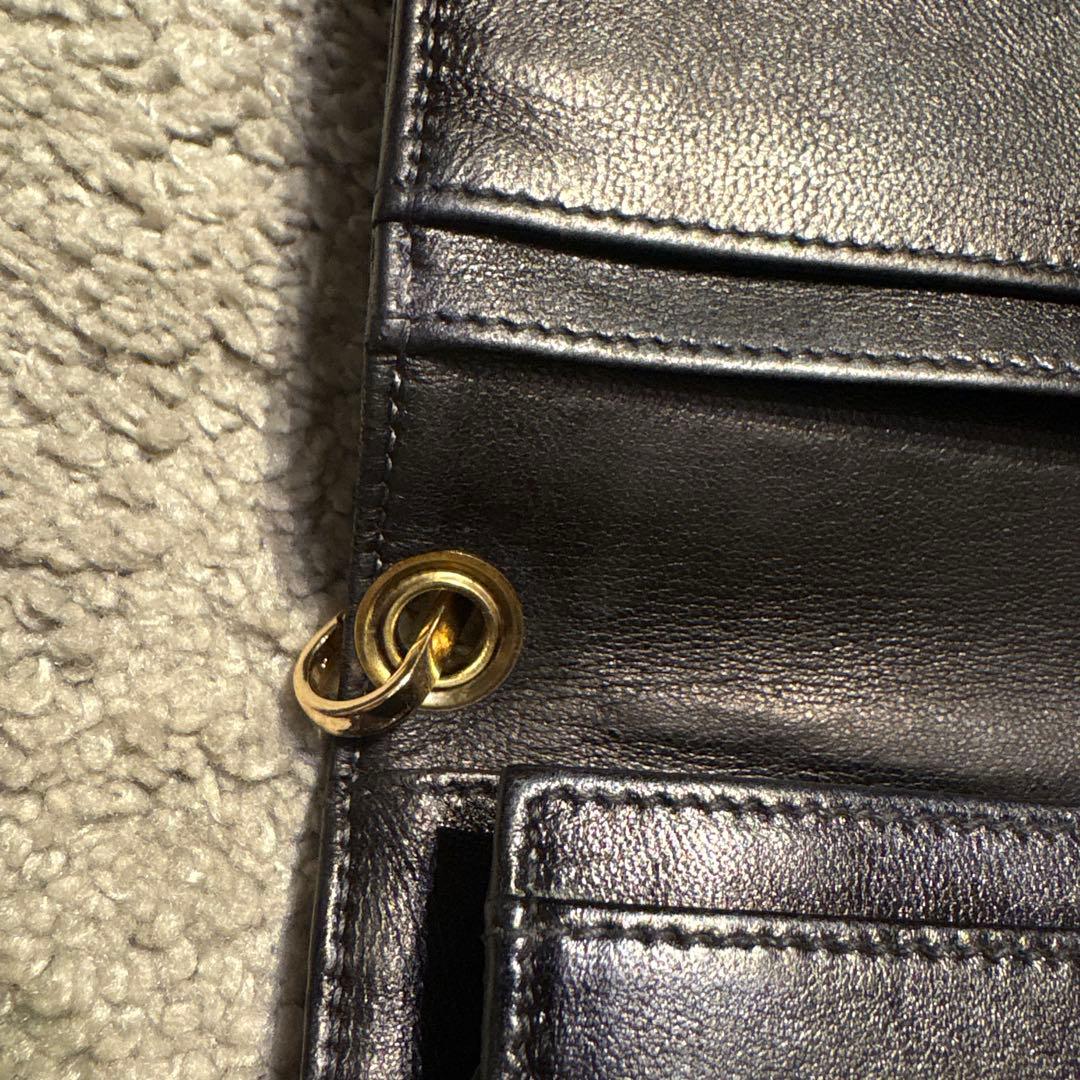 CHANEL シャネル　カメリア　長財布　チェーンウォレット　ショルダーバッグ