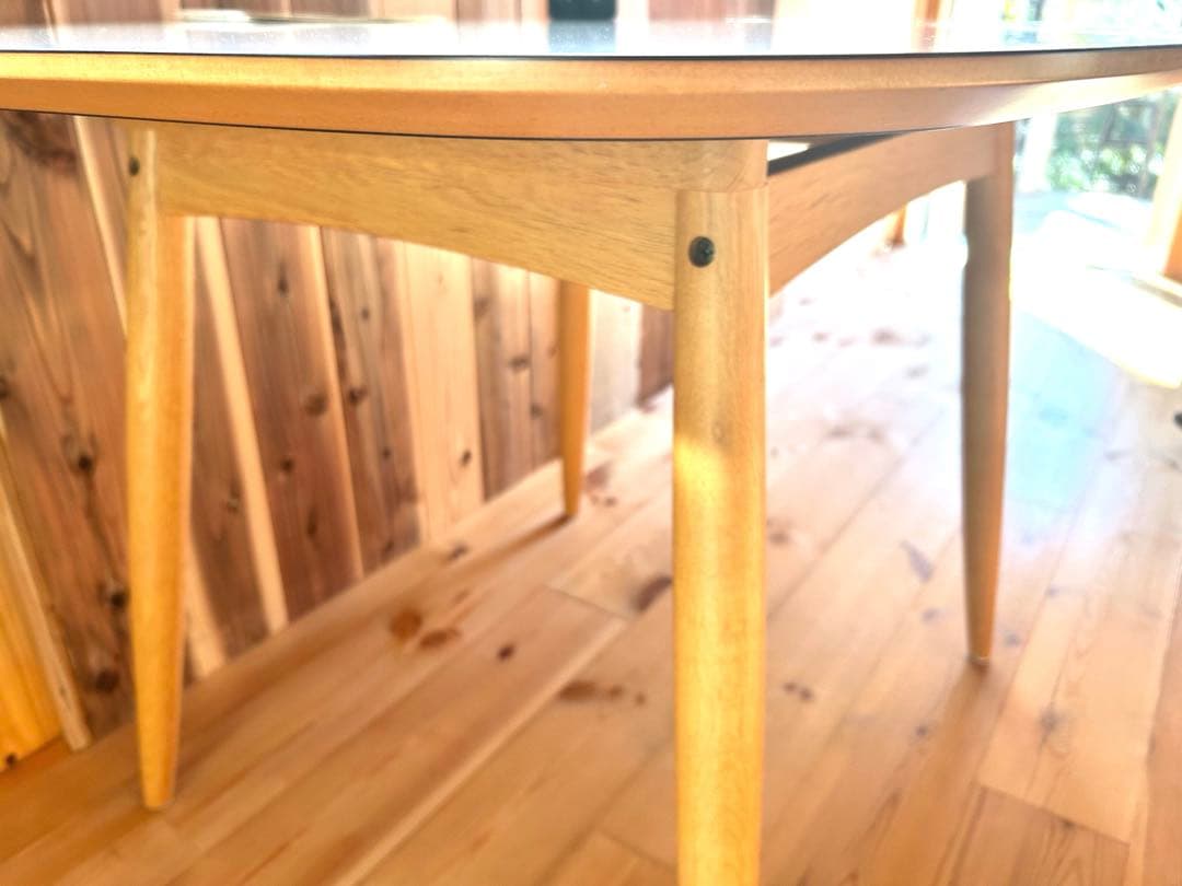 【カリモク60】Dテーブル ビーチナチュラル中古