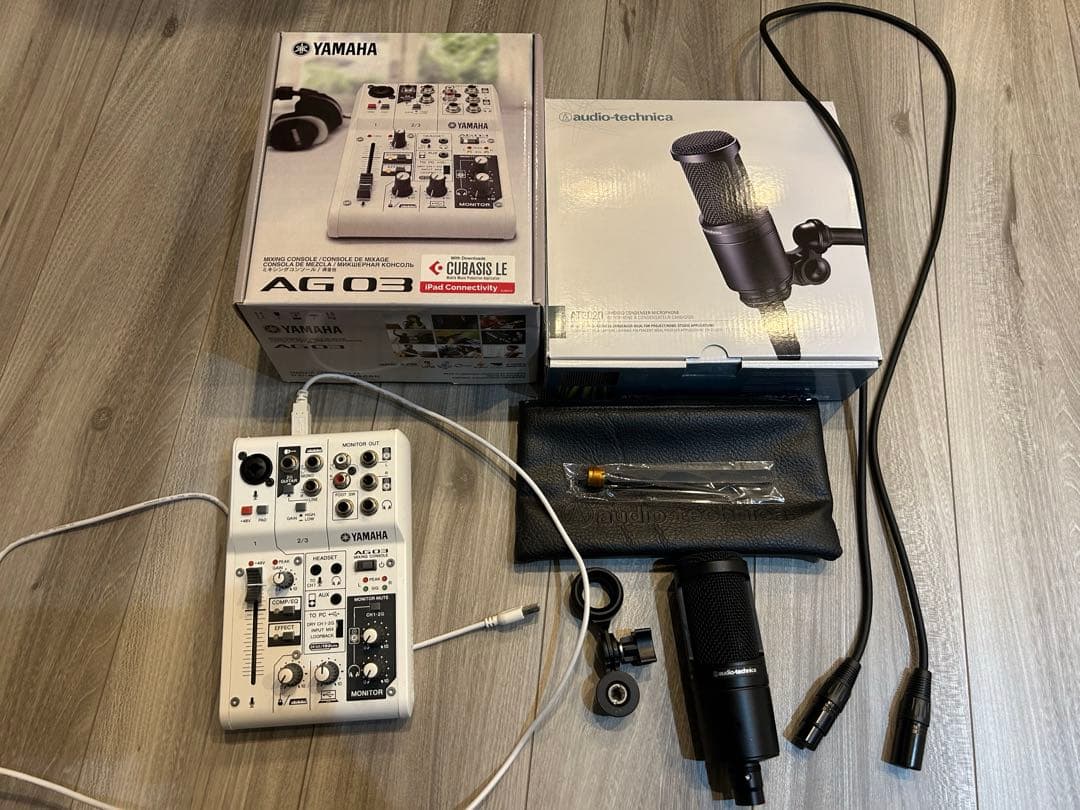 AG03 AT2020 など 配信セット AG03 mk2・AT2020 配信機材セット