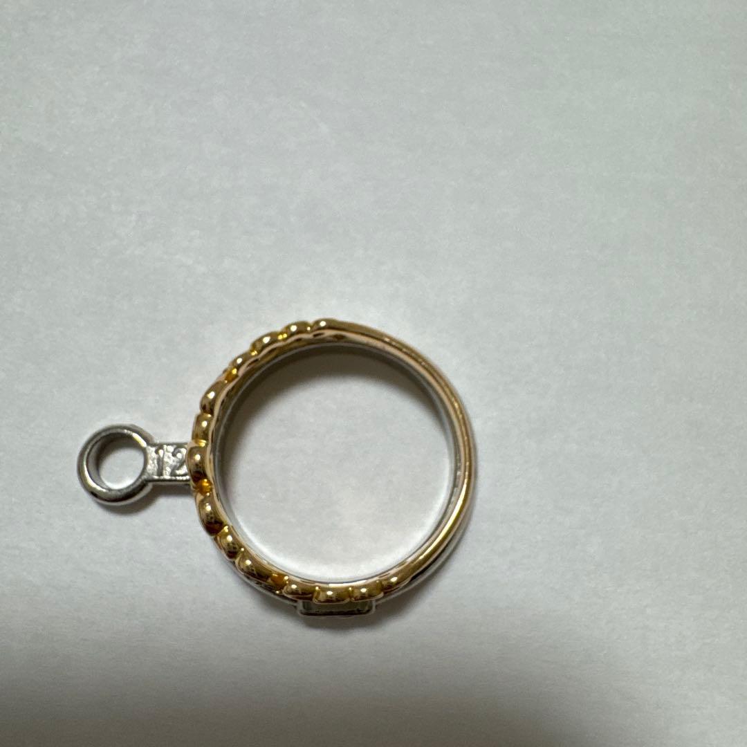 K18ダイヤモンドハートリング