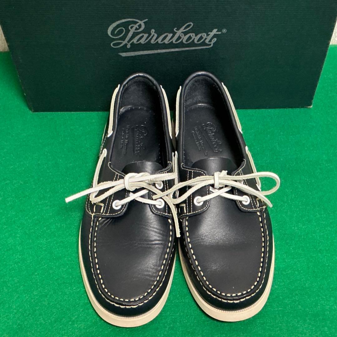 美品 パラブーツ デッキシューズ バース 7インチ