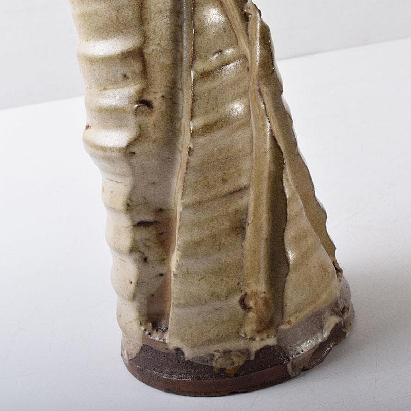 薩摩焼 古薩摩 大へら持ち手付 細長花生 花瓶 時代箱 M R8727 - メルカリ