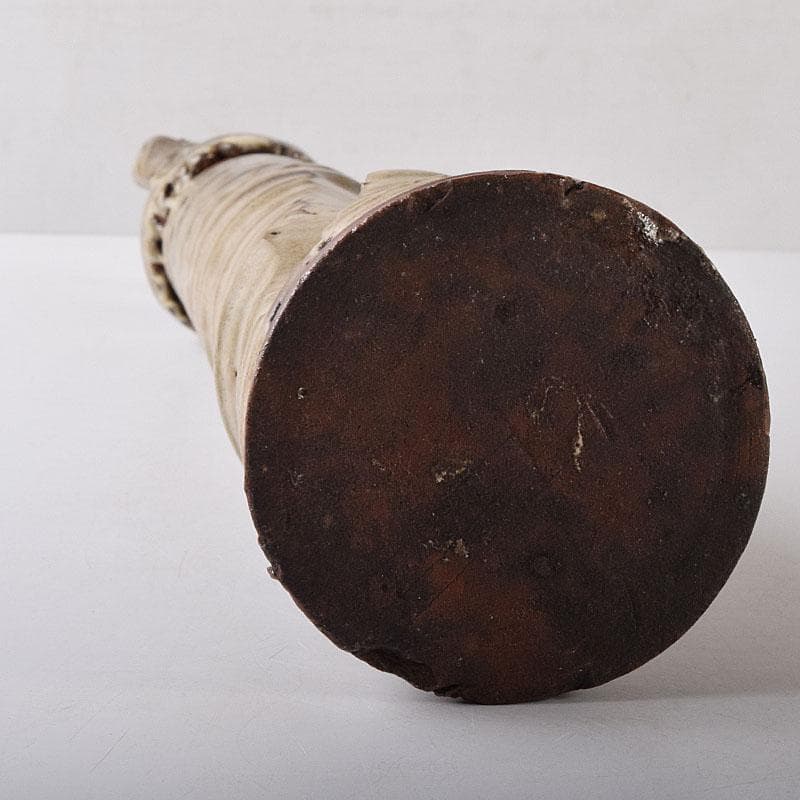 薩摩焼 古薩摩 大へら持ち手付 細長花生 花瓶 時代箱 M R8727 - メルカリ