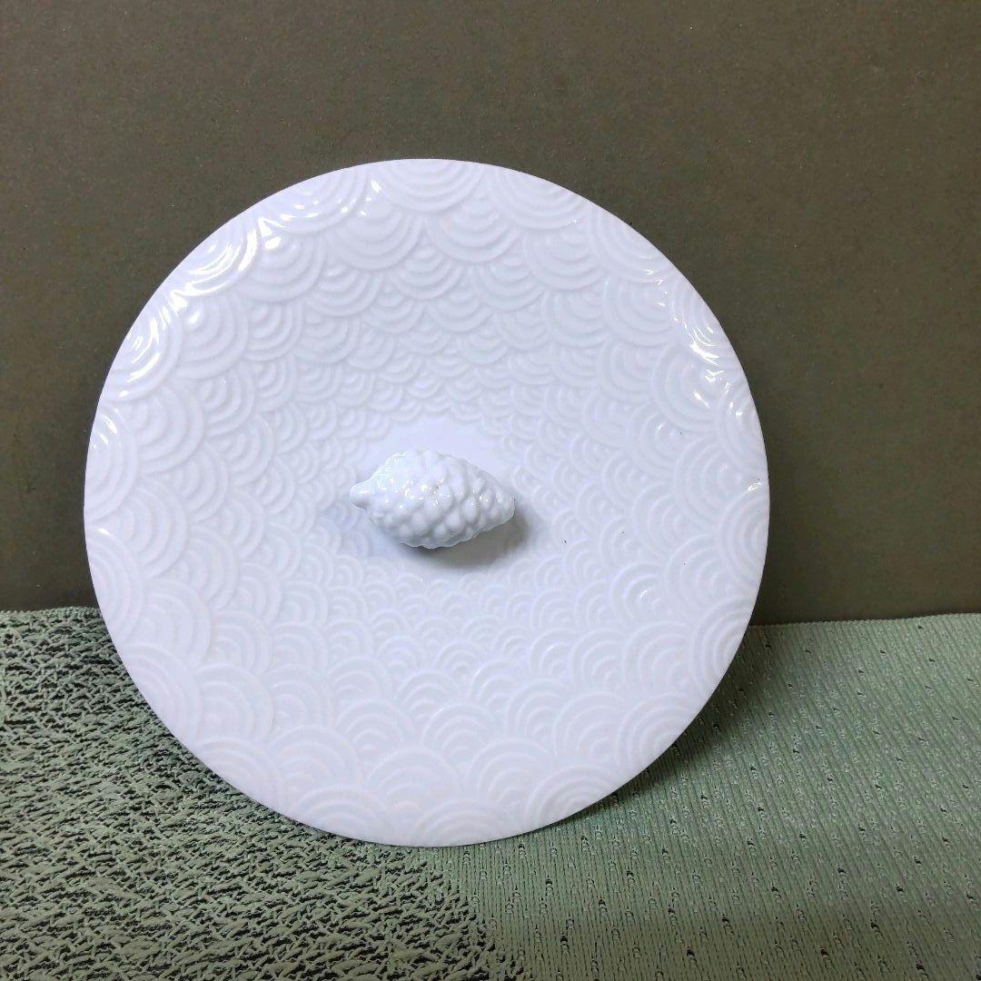 823）✿特価☆有田焼☆喜兵衛窯作☆青海波彫雲鶴絵水差【木箱入】破魔