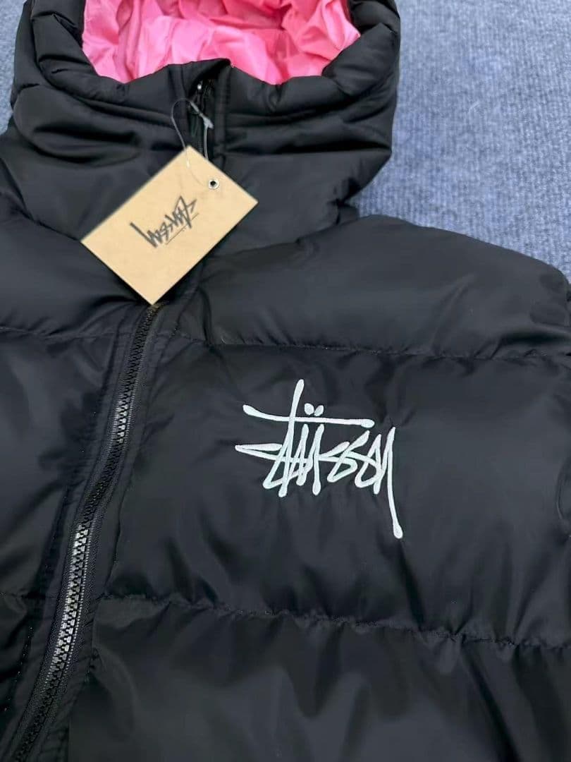 Stussy フード付きダウンジャケットS 男女兼用