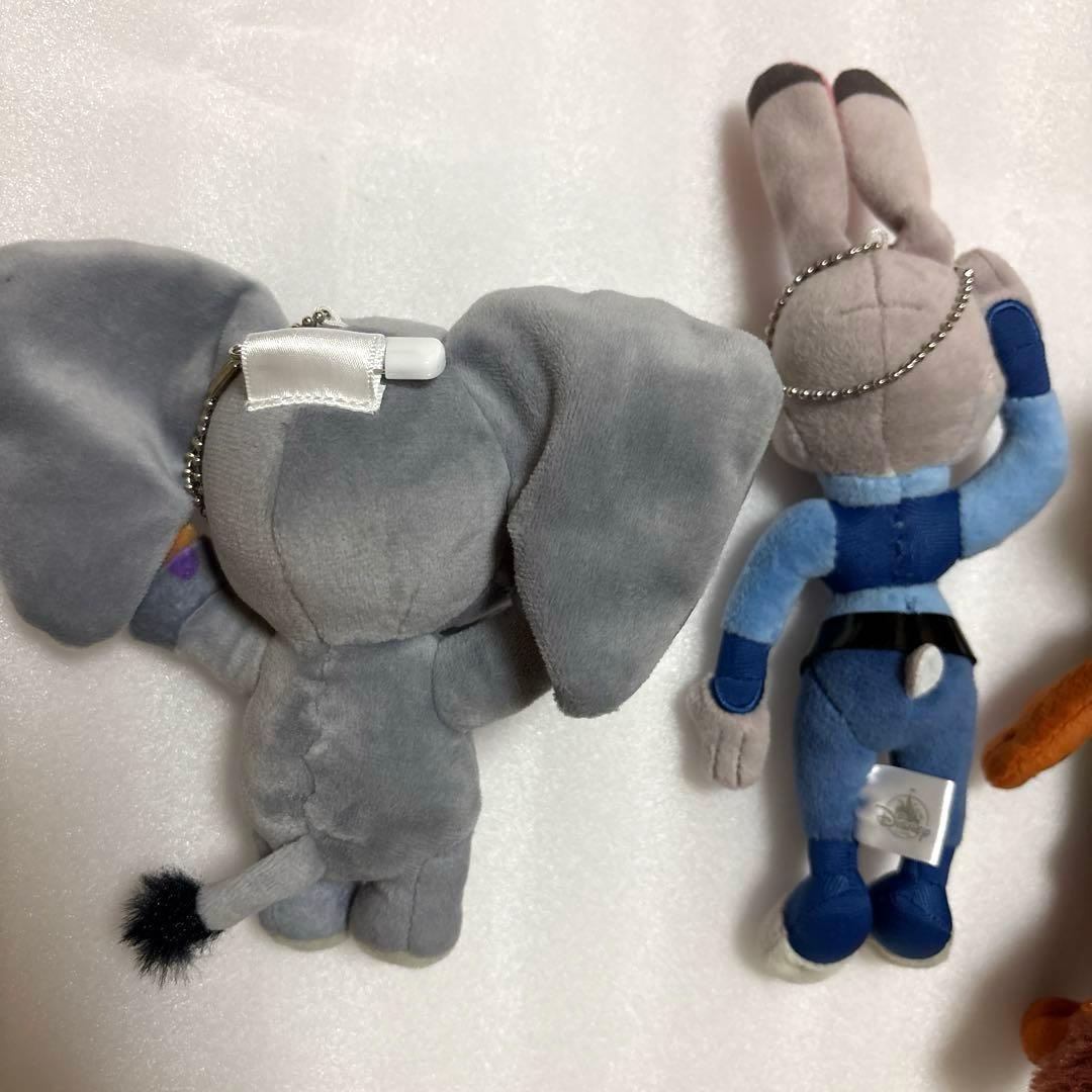 ズートピア　ぬいぐるみ　ニック　ジュディ　フィニック　クロウハウザー　フラッシュ