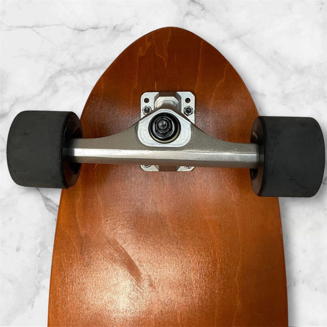 WP Carving ウッディープレス スケボー ブラウン 30inch