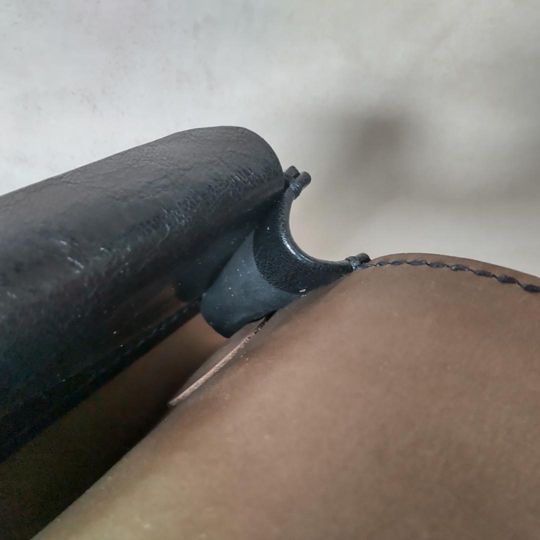 手巻きたばこ 三つ折りシャグポーチ（黒)高級姫路レザー使用 一点物S-58HC