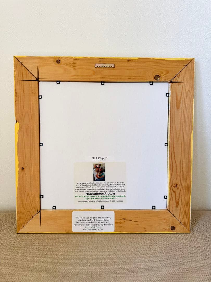 ヘザーブラウン Heather Brown ハワイアート 正規フレーム・額縁付き