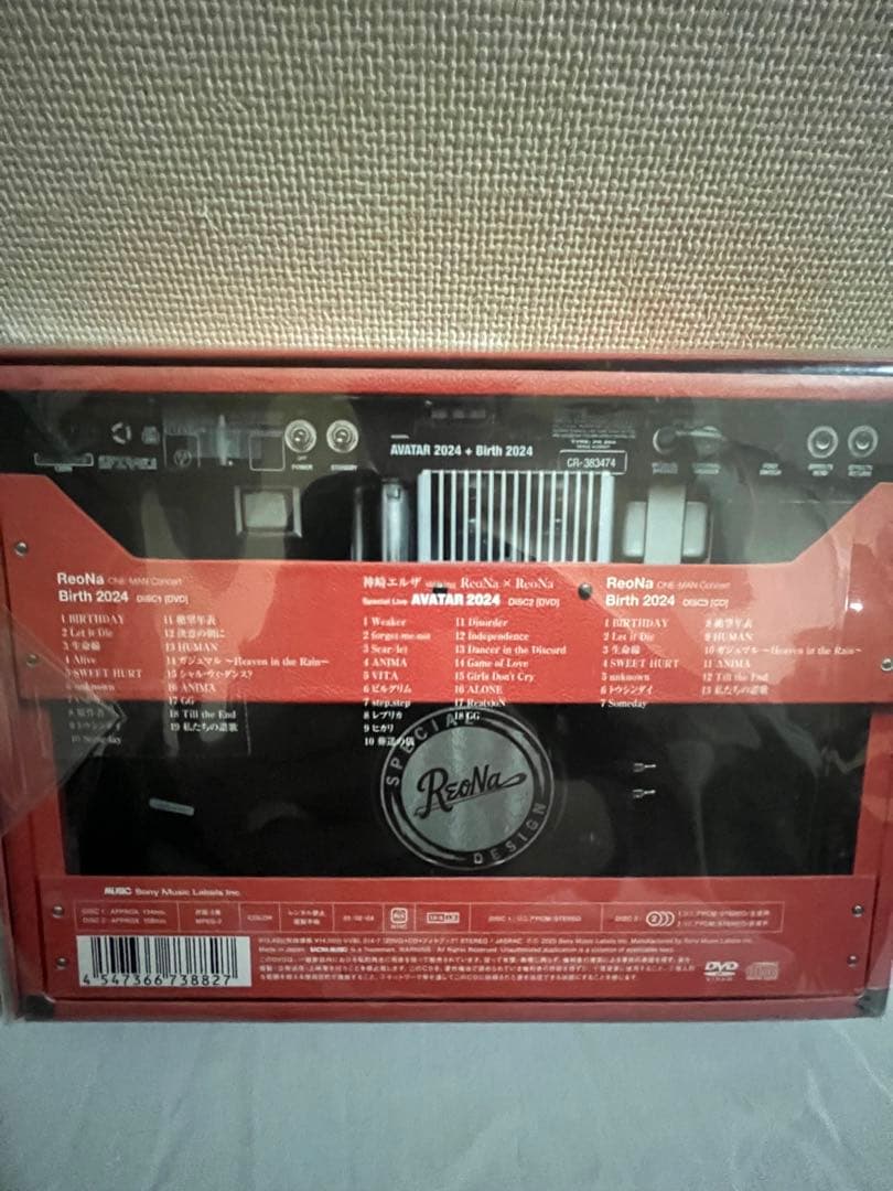 ReoNa Birth/AVATAR 2024 完全生産限定盤 DVD ReoNa Birth/AVATAR 2024