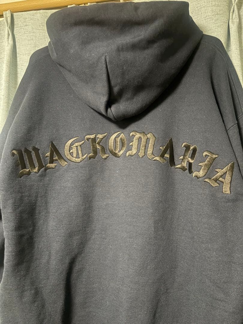 WACKO MARIA ダークネイビー パーカー ワコマリア Lサイズ 美品