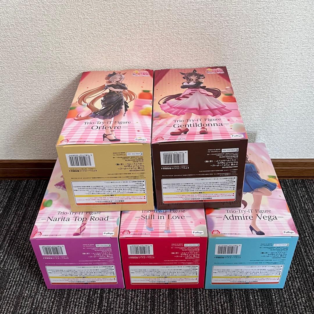【5種セット】ウマ娘 プリティーダービー フィギュア Trio-Try-iT