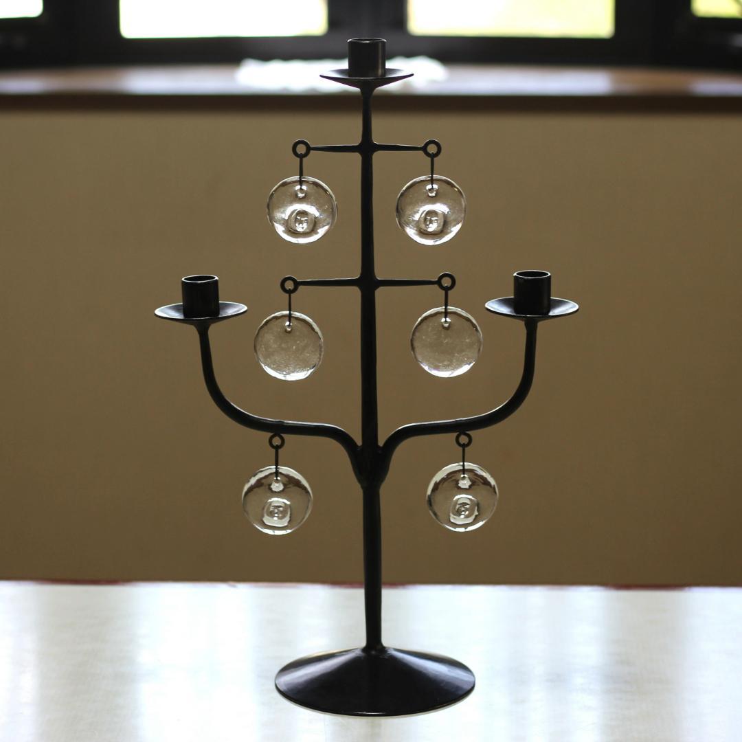 【貴重な大型】エリックホグラン　Erik Hoglund　キャンドルスタンド05 貴重な大型】エリックホグラン Erik Hoglund キャンドルスタンド05