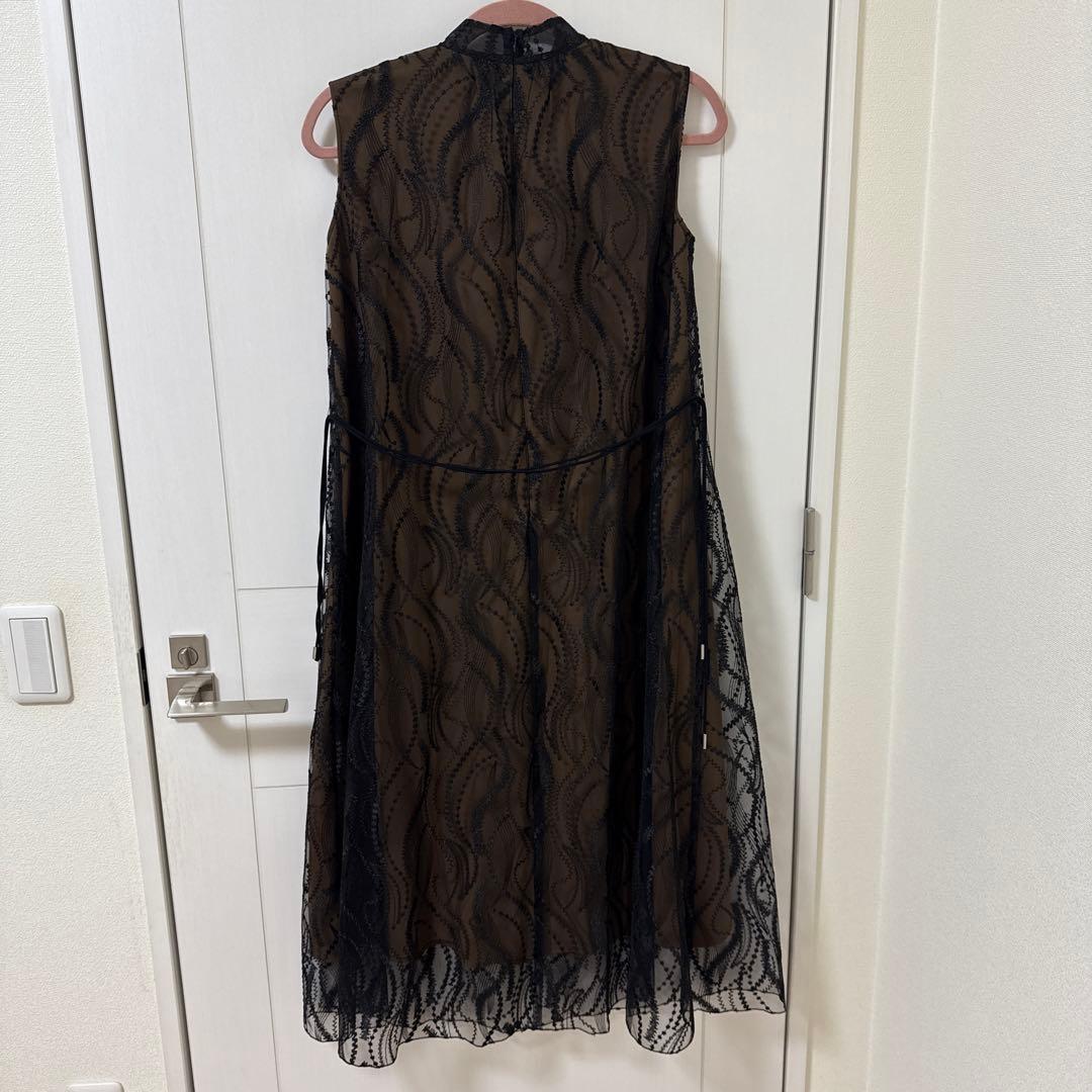 アナイ サイズ38 ホリデーコレクション　ラメチュールスタンド ワンピース