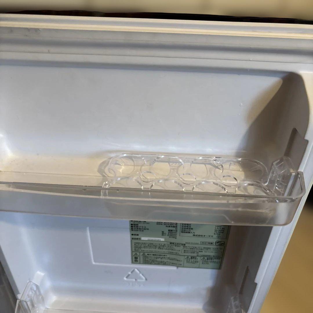 レトロデザイン　ノンフロン冷凍冷蔵庫　１１４ℓ PRR-122Ｄ-Ｗ