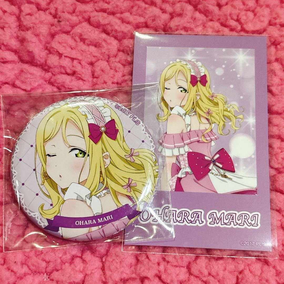 Aqours 小原鞠莉 缶バッジ カード - メルカリ