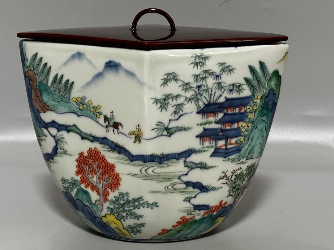 林淡幽 祥瑞 茶碗 | 茶道具 小西康のぶろぐ 茶道具 色絵祥瑞山ノ