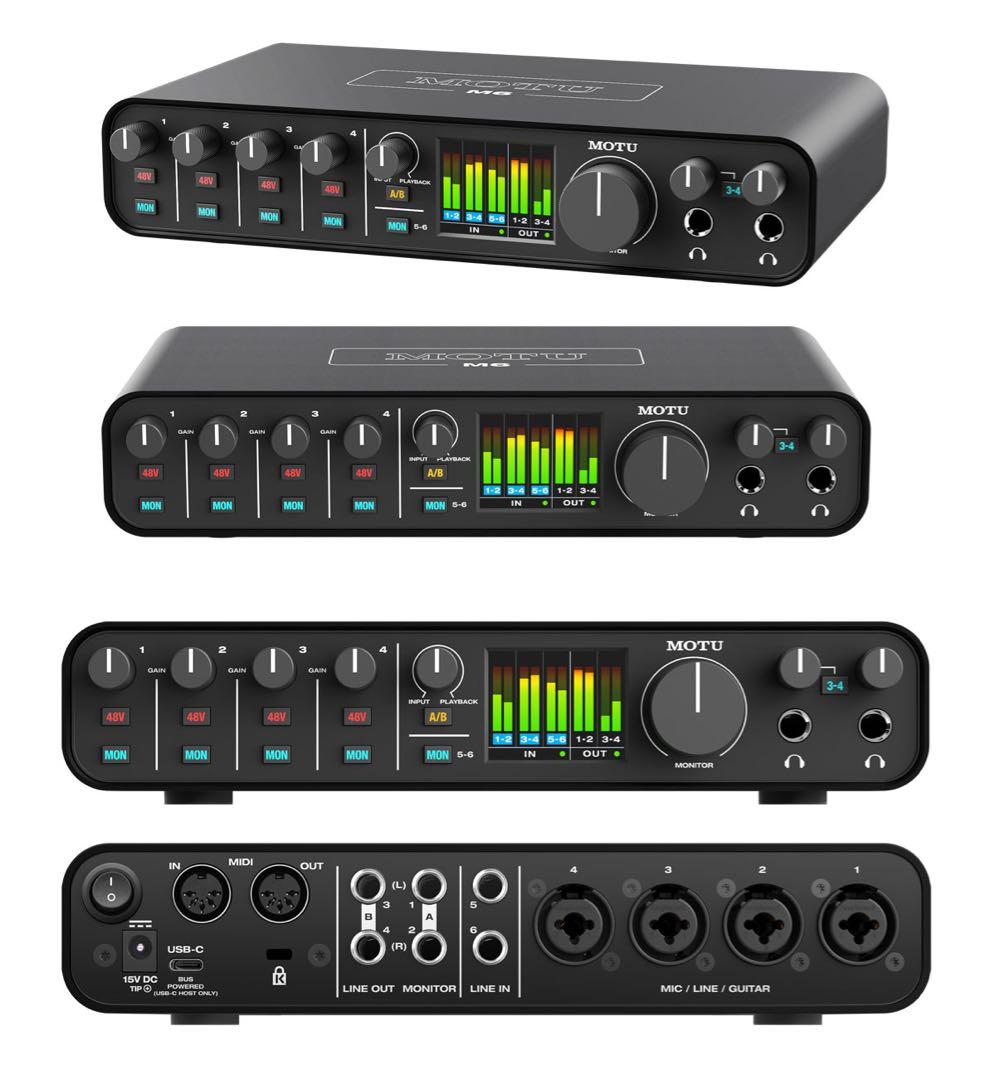 MOTU m6 美品 USB-C オーディオインターフェイス 4in4out