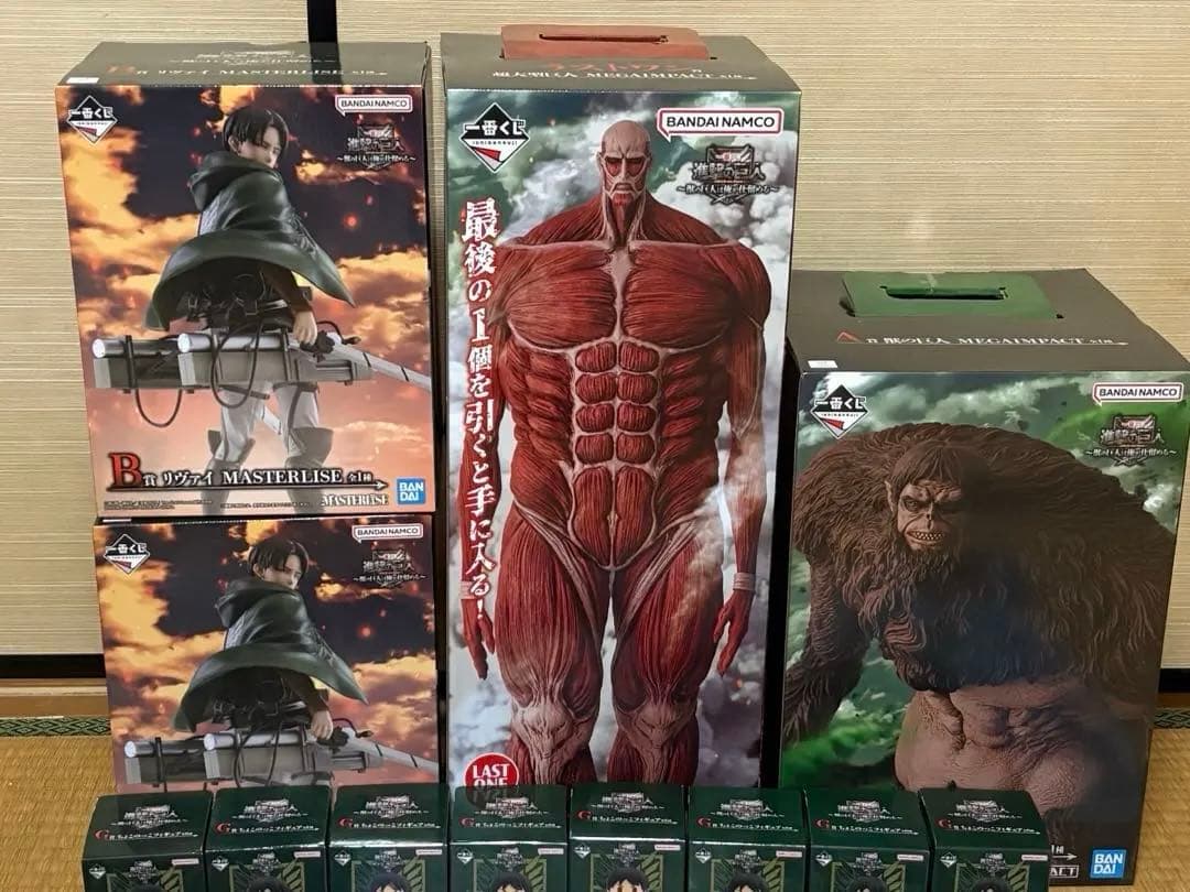 一番くじ 進撃の巨人A賞B賞ラストワン賞フィギュアコンプセット　その他　計42点