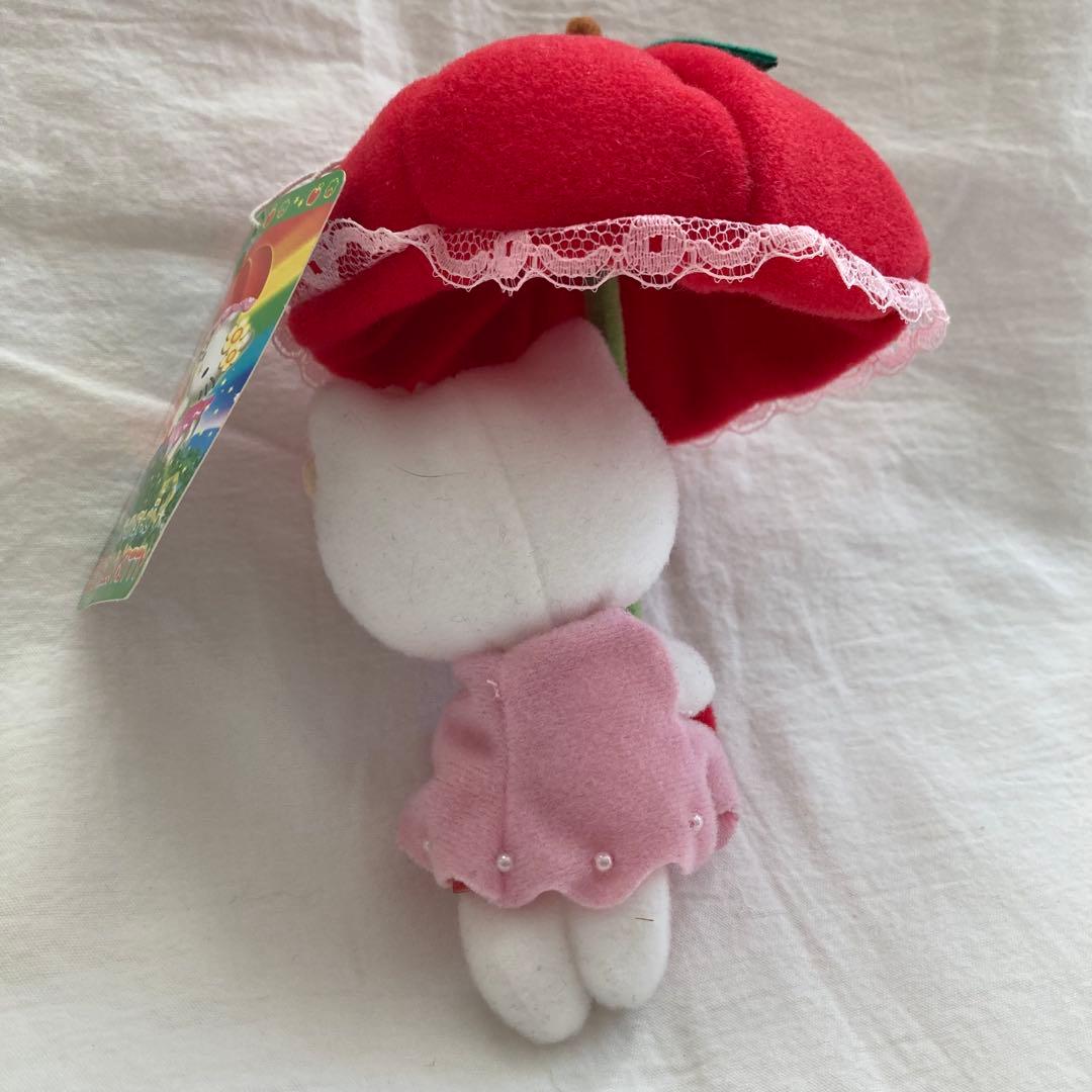 サンリオ ハローキティ 信州限定 マスコット 2004年 赤りんごパラソル レア