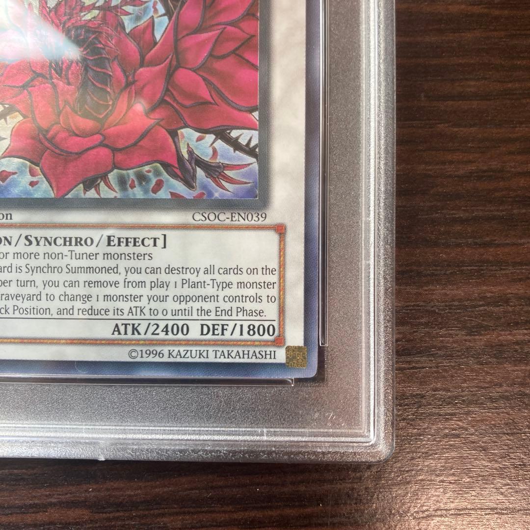 PSA10 1st 英語 ブラックローズドラゴン　ウルトラレア　鑑定品　遊戯王
