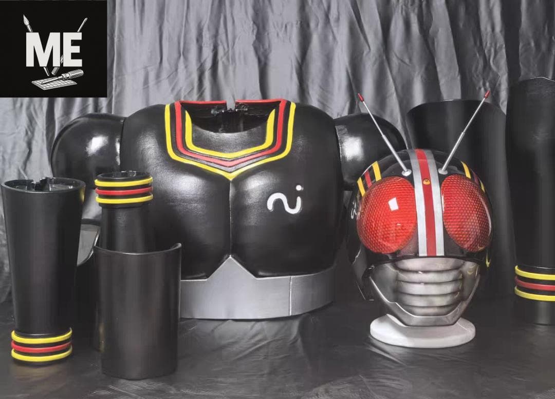 仮面ライダーBLACK RX 暗黒の太陽 コスプレ用マスク 塗装完成品