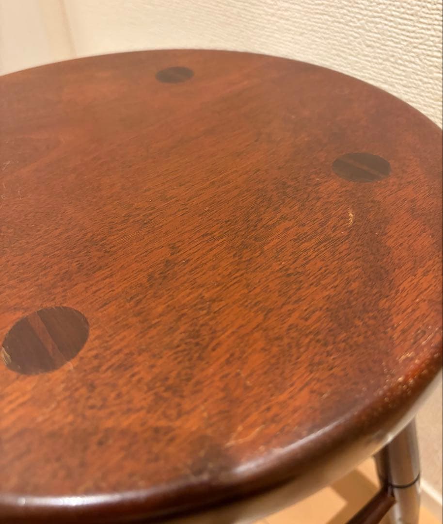 松本民芸 T字四脚スツール 丸椅子