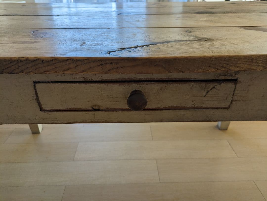 週末値下げ　ダイニングテーブル　古家具　 アンティーク家具　ビンテージ家具