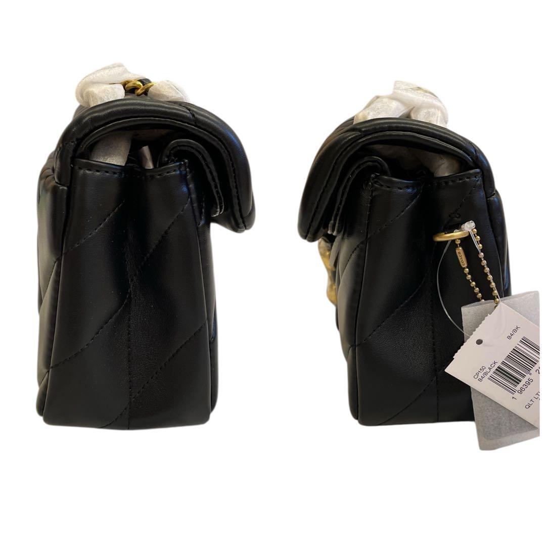 【新品】COACH/コーチ/タビー/キルティング/ショルダーバッグ/黒/2way