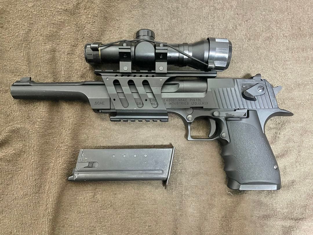 東京マルイ ガスブロ デザートイーグル.50AE 10インチバレル カスタム