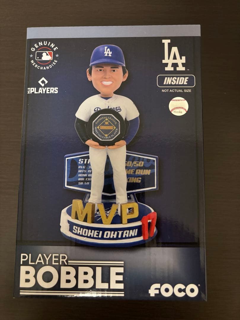 ドジャース大谷翔平 2024 NL MVP 受賞記念ボブルヘッド世界490個限定