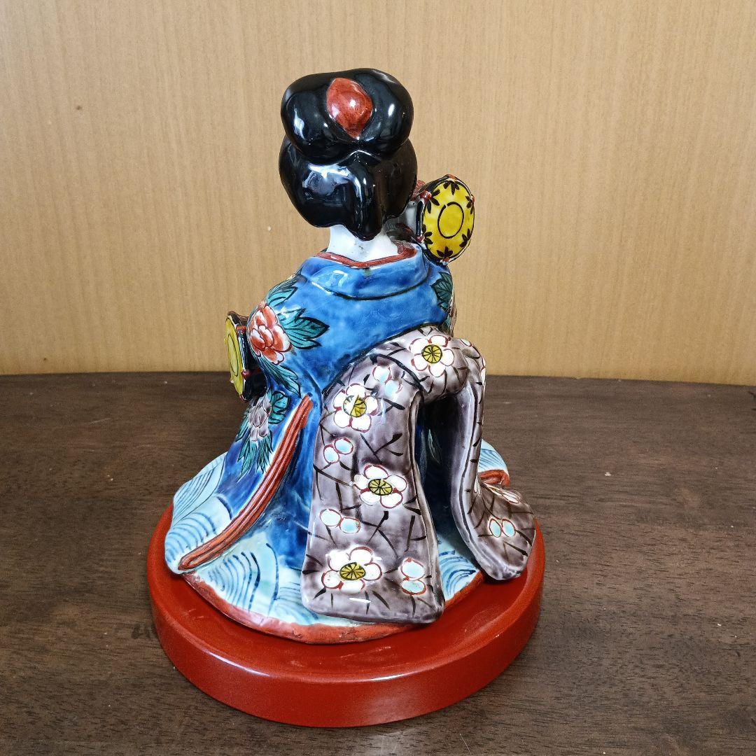 鼓を打つ舞妓さん 九谷焼 陶磁器 置物 - メルカリ