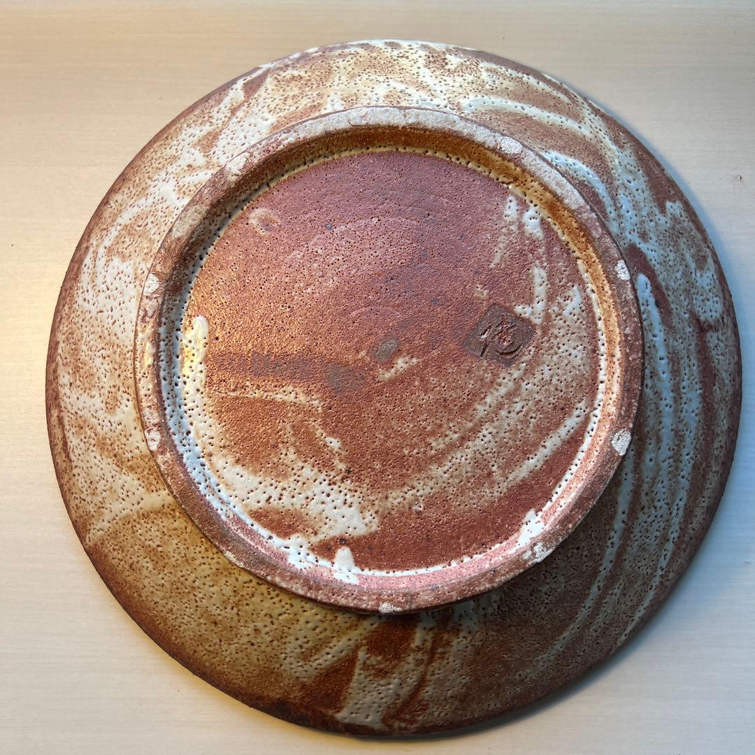 松崎健　志野大皿　傑作