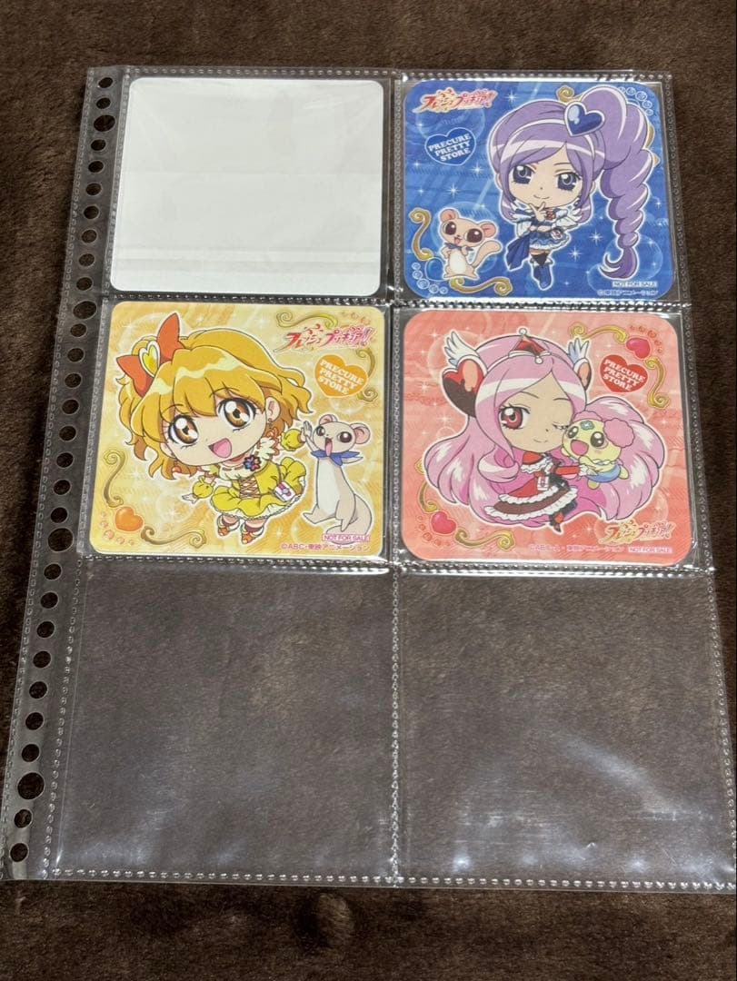 プリキュア　プリティストア　コースター　コンプリート　ノベルティ