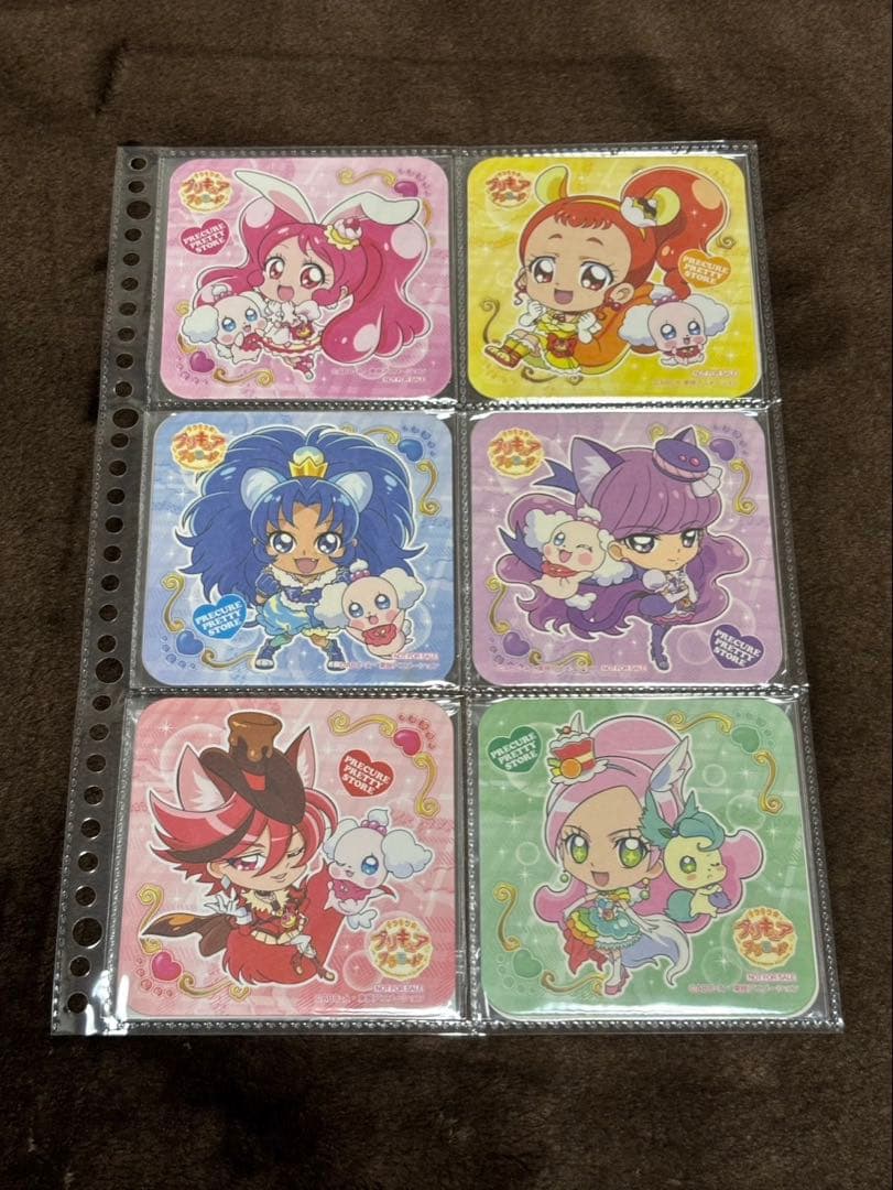 プリキュア　プリティストア　コースター　コンプリート　ノベルティ