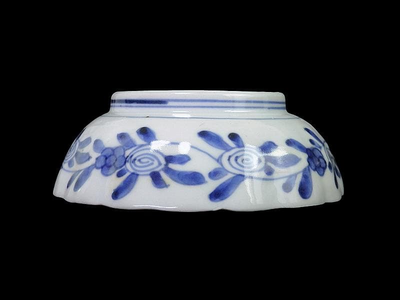 古伊万里 色絵 窓絵 藤に蝶 菊の図 膾皿 5客 C202AS-CWv - メルカリ