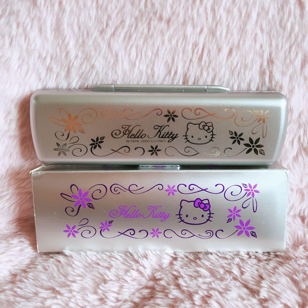 希少レア　ハローキティ　ケース付き　ペンセット　USA 2003 平成レトロ