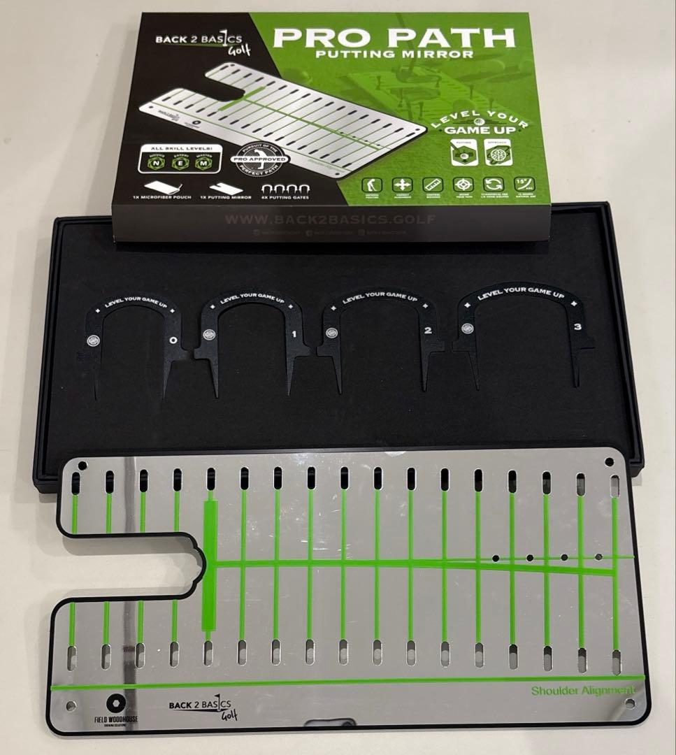 美品】パター練習 PRO PATH Putting Mirror ゴルフ