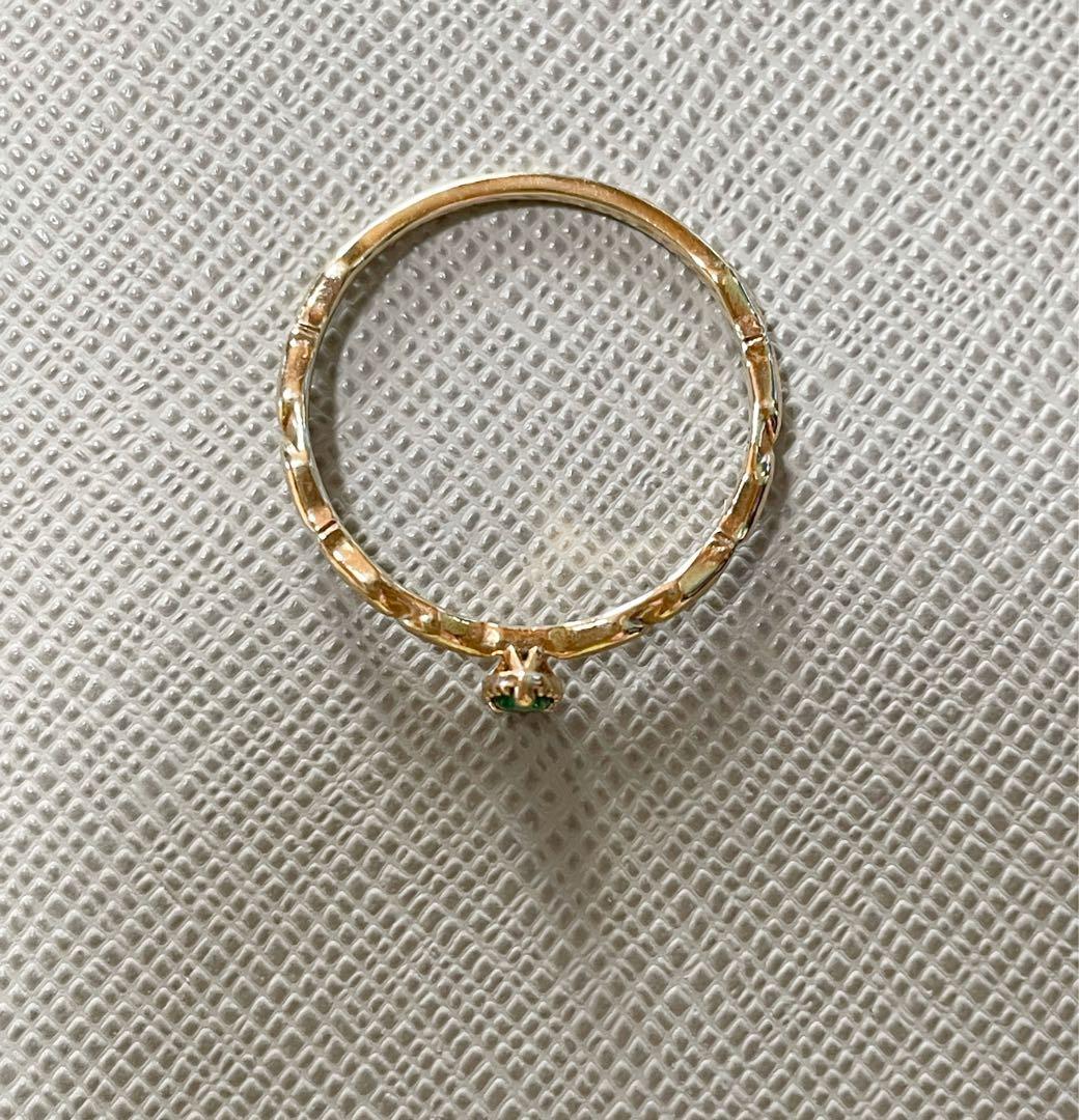 NOJESS K10PG エメラルドリング 11号