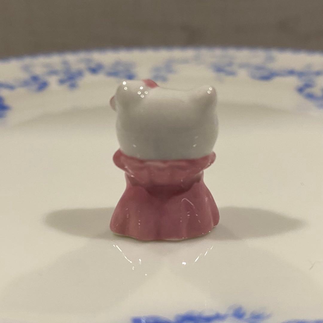 フェーブ キティ桃 フェーヴ ミニチュア 陶器 王冠 猫ねこネコ - メルカリ