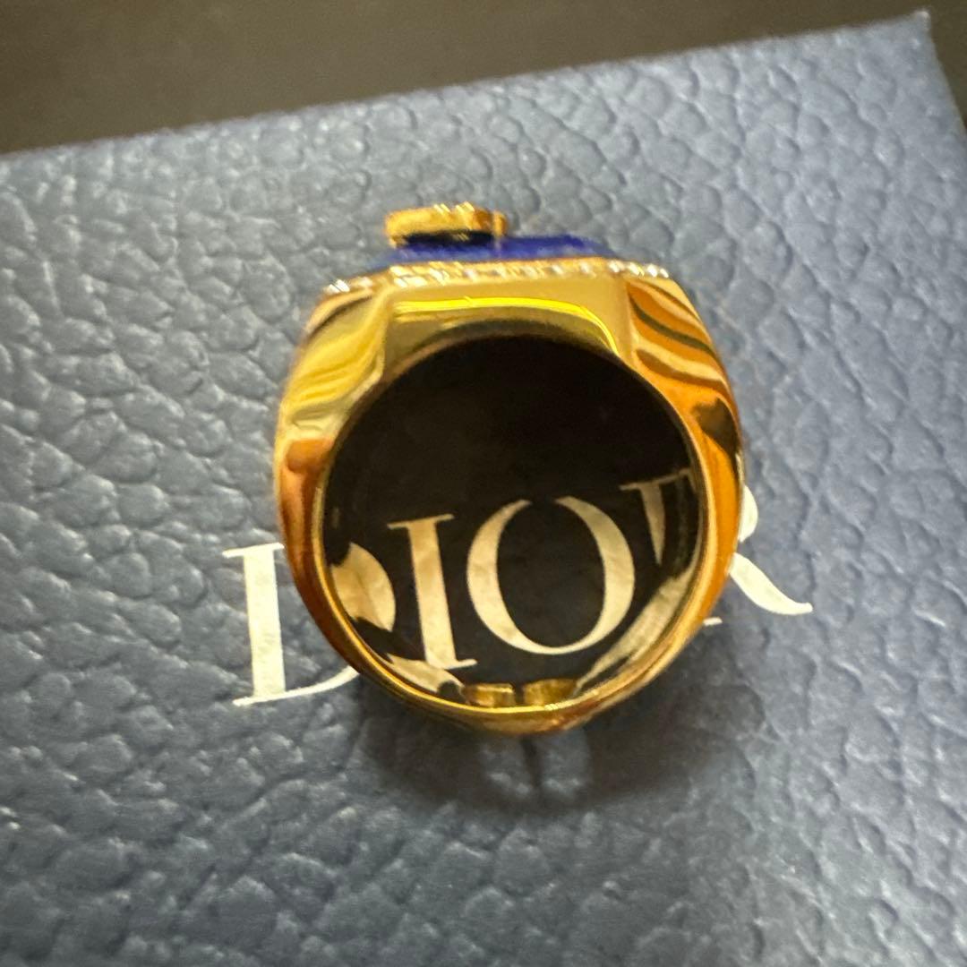 1月11日まで値下げ！Dior カクタスジャック　ラインストーンシグネットリング
