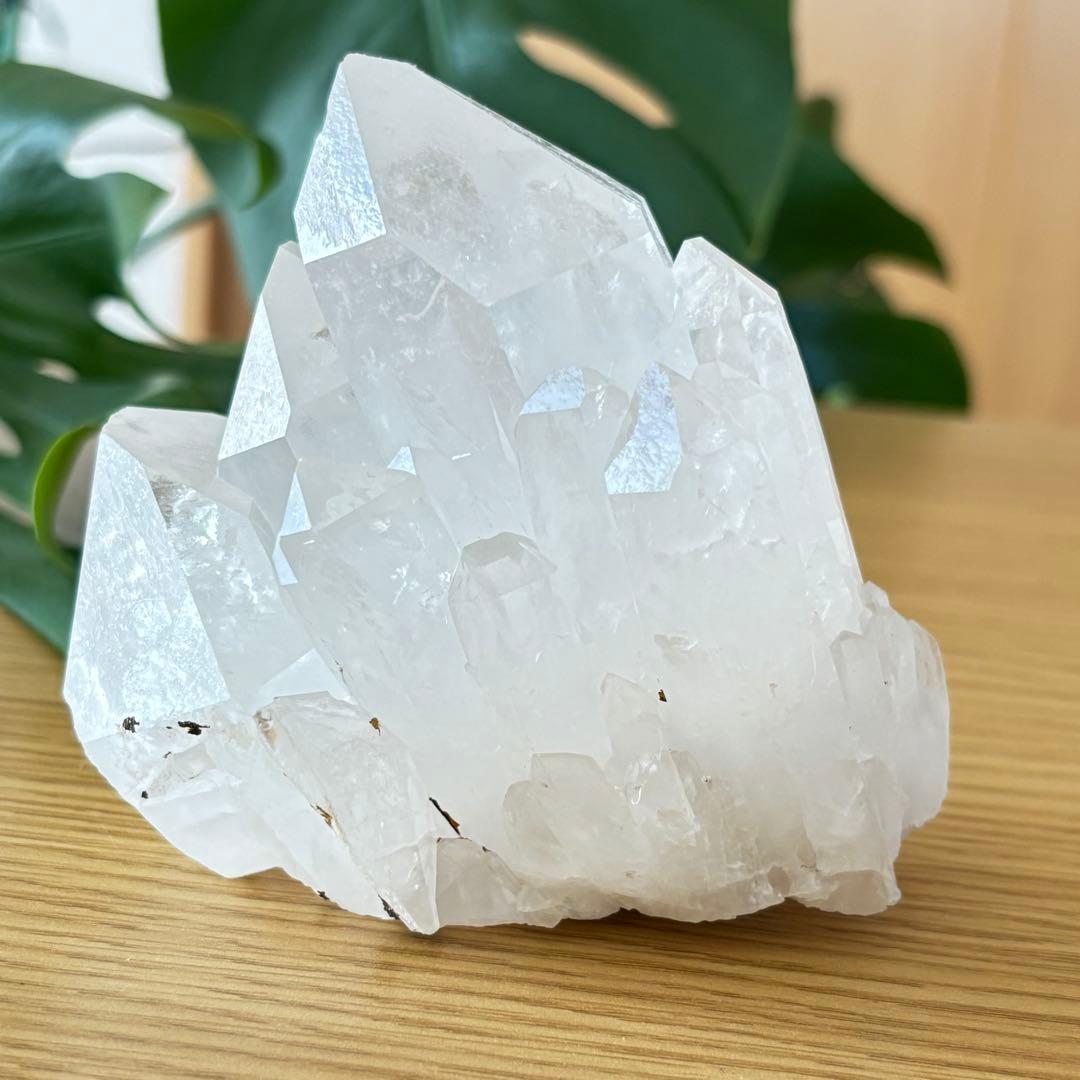 水晶クラスター マダガスカル産㊴ 604g】天然石 原石クラスター‪‪‬‬