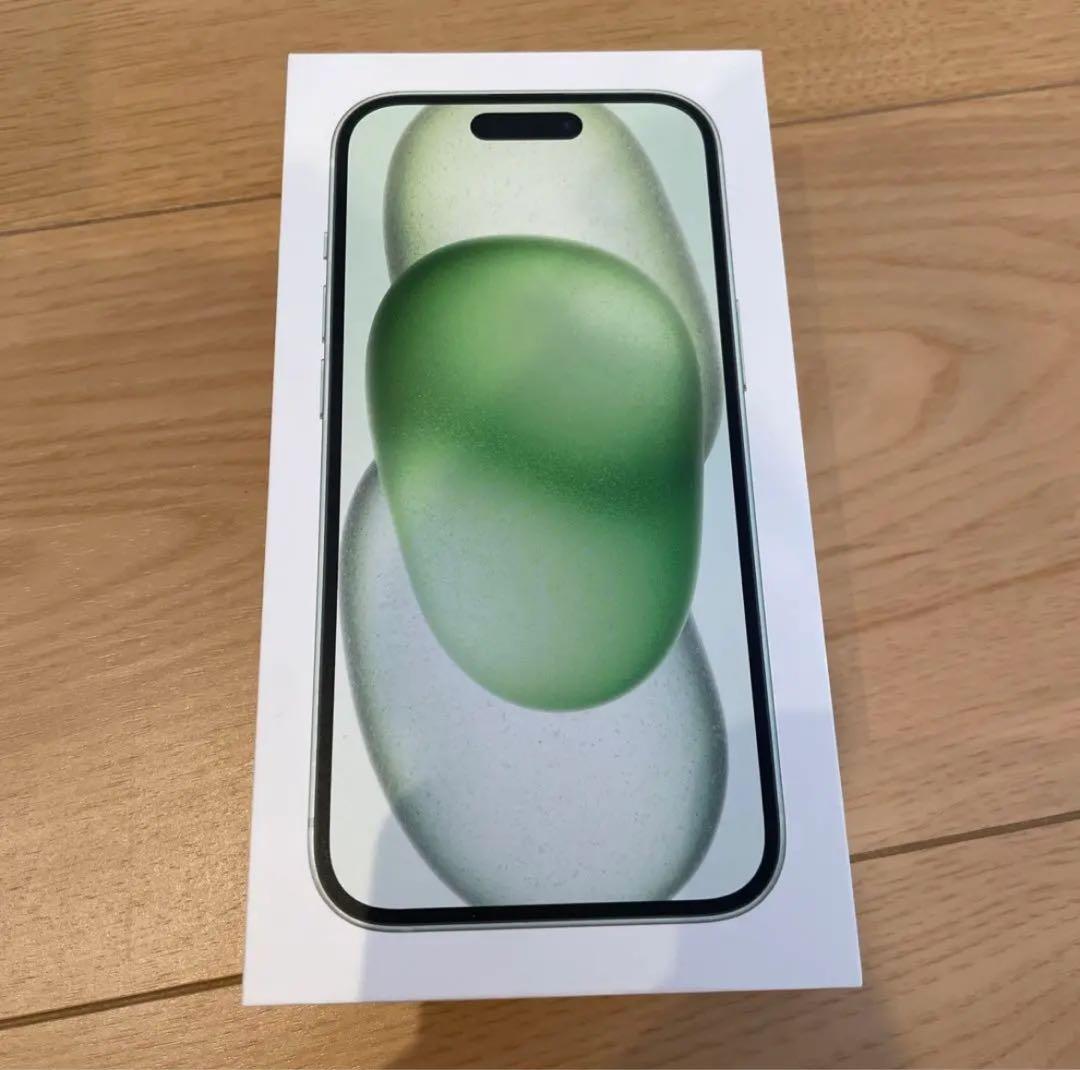 iPhone 15 グリーン 128 GB SIMフリー L108529981 - スマートフォン