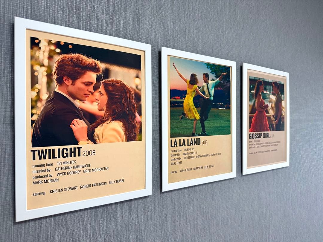 No.296フレーム付きキャンバスアート　映画ポスター　ゴシップガール　絵画