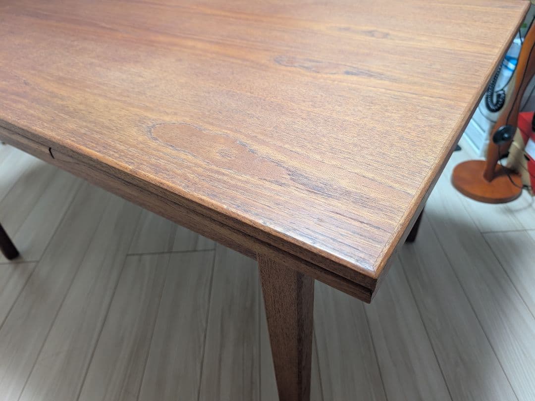 エクステンションダイニングテーブル チーク デンマーク 北欧