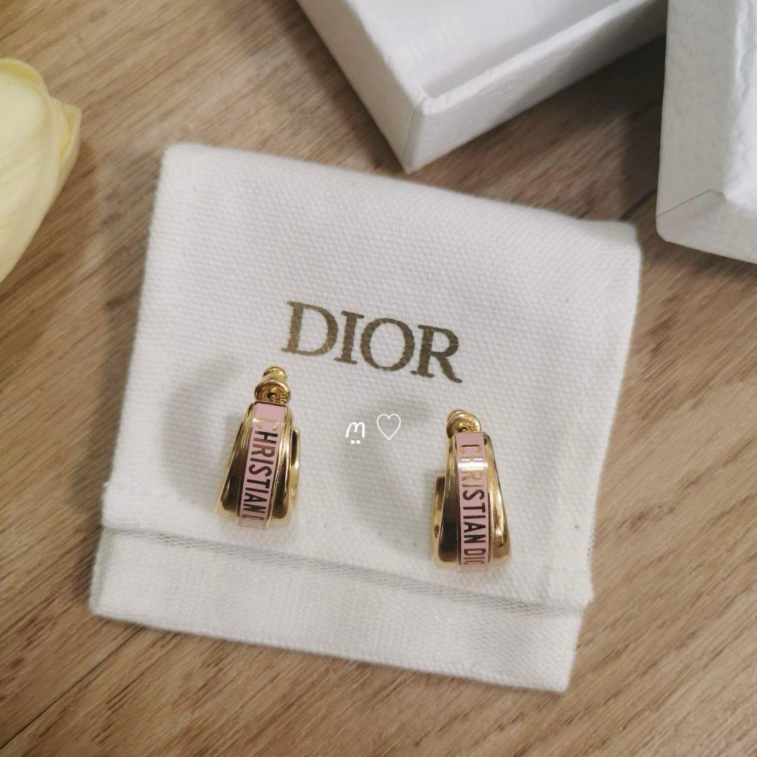 クリスチャンディオールDior コードピアス Code フープピアス 現行販売